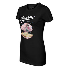 Chicago White Sox Tiny Turnip Women's Mermaid T-Shirt - Black - MLB Online