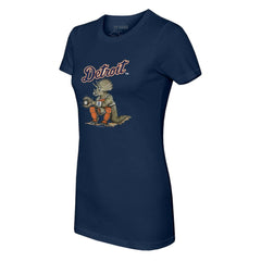 Detroit Tigers Tiny Turnip Women's Triceratops T-Shirt - Navy - MLB Lifestyle