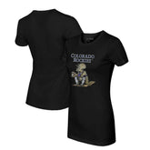 Colorado Rockies Tiny Turnip Women's Triceratops T-Shirt - Black - MLB on Sale