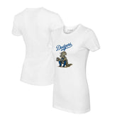 Los Angeles Dodgers Tiny Turnip Women's Triceratops T-Shirt - White - MLB Online