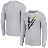 Nashville Predators Starter Color Scratch Long-Sleeve T-Shirt - Heather Gray - NHL 201074632