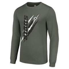 Dallas Stars Starter Color Scratch Long-Sleeve T-Shirt - Green - NHL 201074710