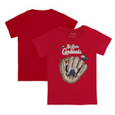 St. Louis Cardinals Tiny Turnip Youth Butterfly Glove T-Shirt - Red - MLB on Sale