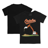 Baltimore Orioles Tiny Turnip Youth Excavator T-Shirt - Black - MLB Sale