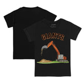 San Francisco Giants Tiny Turnip Youth Excavator T-Shirt - Black - MLB Sale