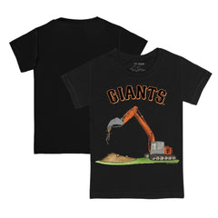 San Francisco Giants Tiny Turnip Youth Excavator T-Shirt - Black - MLB Sale