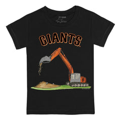 San Francisco Giants Tiny Turnip Youth Excavator T-Shirt - Black - MLB Sale