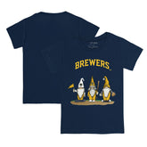 Milwaukee Brewers Tiny Turnip Youth Gnomes T-Shirt - Navy - MLB Discount