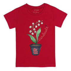 St. Louis Cardinals Tiny Turnip Youth Lilies & Ladybugs T-Shirt - Red - MLB on Sale