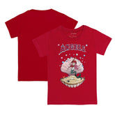 Los Angeles Angels Tiny Turnip Youth Mermaid T-Shirt - Red - MLB on Sale