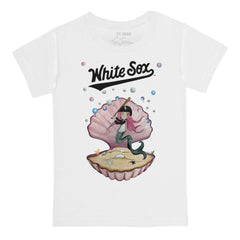 Chicago White Sox Tiny Turnip Youth Mermaid T-Shirt - White - MLB Lifestyle