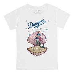 Los Angeles Dodgers Tiny Turnip Youth Mermaid T-Shirt - White - MLB on Sale