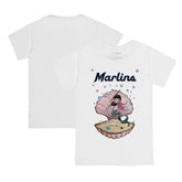Miami Marlins Tiny Turnip Youth Mermaid T-Shirt - White - MLB Discount