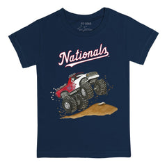 Washington Nationals Tiny Turnip Youth Monster Truck T-Shirt - Navy - MLB Lifestyle