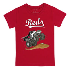 Cincinnati Reds Tiny Turnip Youth Monster Truck T-Shirt - Red - MLB on Sale