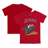 Los Angeles Angels Tiny Turnip Youth Monster Truck T-Shirt - Red - MLB Sale