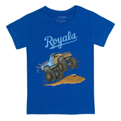 Kansas City Royals Tiny Turnip Youth Monster Truck T-Shirt - Royal - MLB Sale