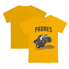 San Diego Padres Tiny Turnip Youth Monster Truck T-Shirt - Gold - MLB Sale
