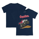 Cleveland Guardians Tiny Turnip Youth Monster Truck T-Shirt - Navy - MLB Online