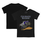 Colorado Rockies Tiny Turnip Youth Monster Truck T-Shirt - Black - MLB Online