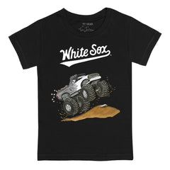 Chicago White Sox Tiny Turnip Youth Monster Truck T-Shirt - Black - MLB Discount
