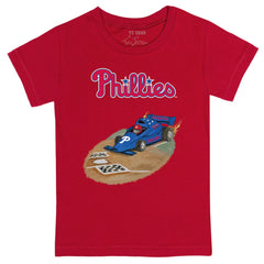 Philadelphia Phillies Tiny Turnip Youth Race Car T-Shirt - Red - MLB Online