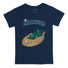 Seattle Mariners Tiny Turnip Youth Race Car T-Shirt - Navy - MLB Online