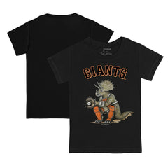 San Francisco Giants Tiny Turnip Youth Triceratops T-Shirt - Black - MLB Online