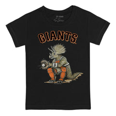 San Francisco Giants Tiny Turnip Youth Triceratops T-Shirt - Black - MLB Online