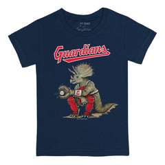 Cleveland Guardians Tiny Turnip Youth Triceratops T-Shirt - Navy - MLB Discount