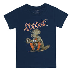 Detroit Tigers Tiny Turnip Youth Triceratops T-Shirt - Navy - MLB on Sale
