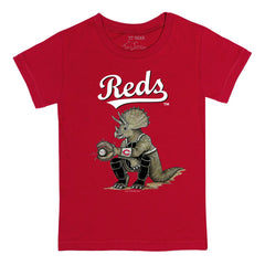 Cincinnati Reds Tiny Turnip Youth Triceratops T-Shirt - Red - MLB Lifestyle