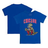 Chicago Cubs Tiny Turnip Youth Triceratops T-Shirt - Royal - MLB Sale