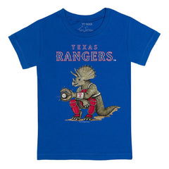 Texas Rangers Tiny Turnip Youth Triceratops T-Shirt - Royal - MLB Sale