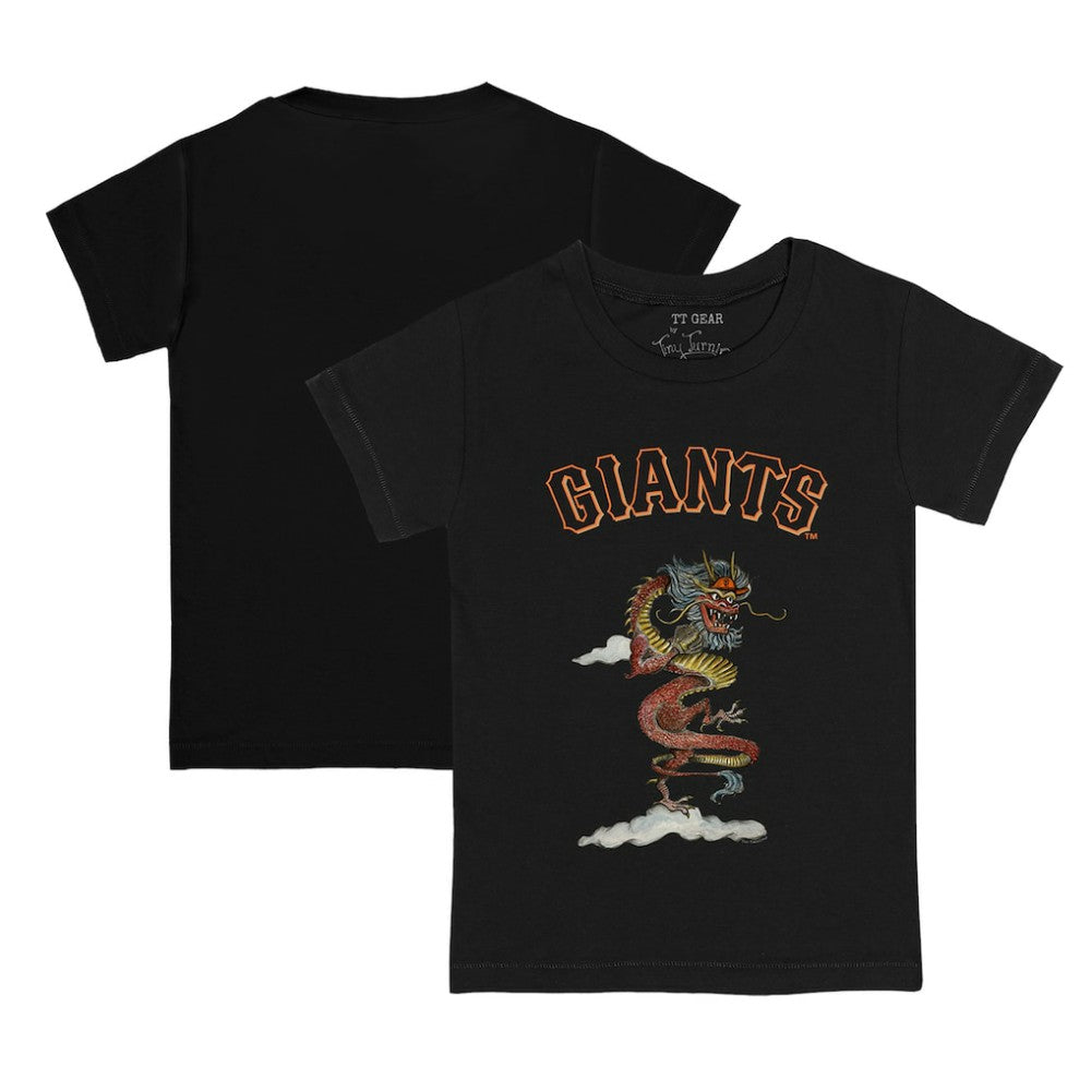 San Francisco Giants Tiny Turnip Youth 2024 Year of the Dragon T-Shirt - Black - MLB Lifestyle
