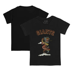 San Francisco Giants Tiny Turnip Youth 2024 Year of the Dragon T-Shirt - Black - MLB Lifestyle