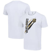 Vegas Golden Knights Starter Color Scratch T-Shirt - White - NHL 201076137