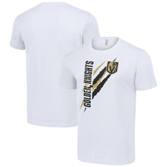 Vegas Golden Knights Starter Color Scratch T-Shirt - White - NHL 201076137