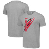 Carolina Hurricanes Starter Color Scratch T-Shirt - Heather Gray - NHL 201076144