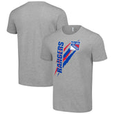 New York Rangers Starter Color Scratch T-Shirt - Heather Gray - NHL 201076160