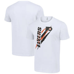 Philadelphia Flyers Starter Color Scratch T-Shirt - White - NHL 201076181