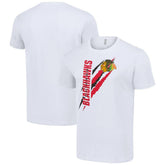 Chicago Blackhawks Starter Color Scratch T-Shirt - White - NHL 201076200