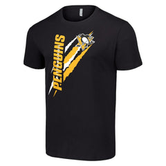 Pittsburgh Penguins Starter Color Scratch T-Shirt - Black - NHL 201076202
