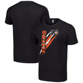 Philadelphia Flyers Starter Color Scratch T-Shirt - Black - NHL 201076204