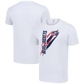 Columbus Blue Jackets Starter Color Scratch T-Shirt - White - NHL 201076205