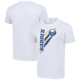 Buffalo Sabres Starter Color Scratch T-Shirt - White - NHL 201076206