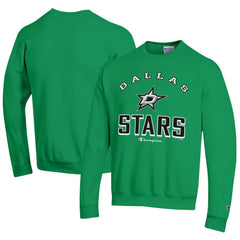 Dallas Stars Champion Eco Powerblend Crewneck Sweatshirt - Kelly Green - NHL 201078084