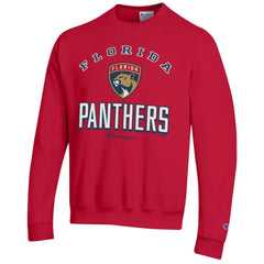 Florida Panthers Champion Eco Powerblend Crewneck Sweatshirt - Red - NHL 201078087