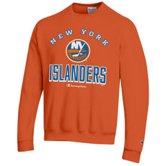 New York Islanders Champion Eco Powerblend Crewneck Sweatshirt - Orange - NHL 201078093