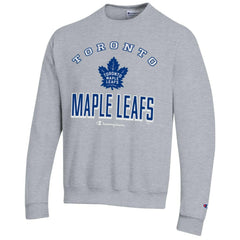 Toronto Maple Leafs Champion Eco Powerblend Crewneck Sweatshirt - Gray - NHL 201078102